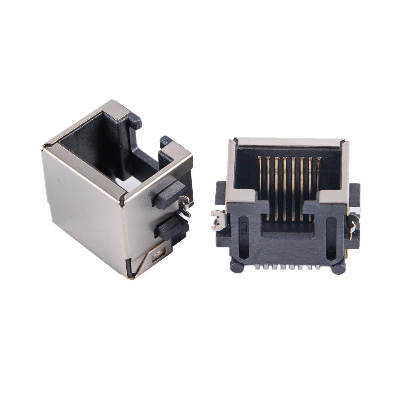 10 Stück Rj45 Netzwerk Ethernet Buchse Smt Smd 8P8C Buchsenanschluss