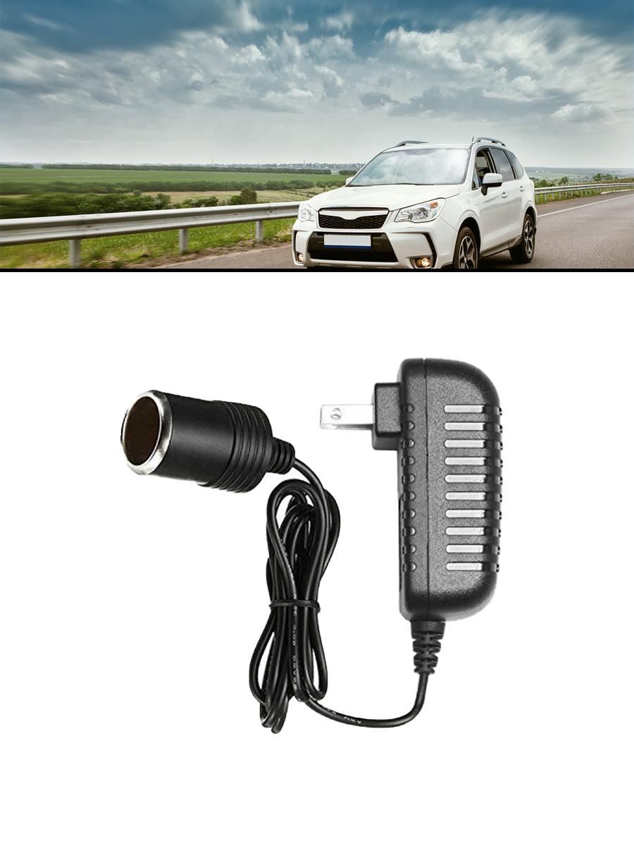 

PDTO 110V-240V AC Plug To12V DC Car Cigarette Lighter Converter Socket Adapter