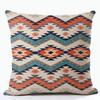 Bohemian Patterns Linen Cushions Case Multis Abstract Ethnic Geometry Print Decorative Pillows Case Living Room Sofa PillowSPBZ-,