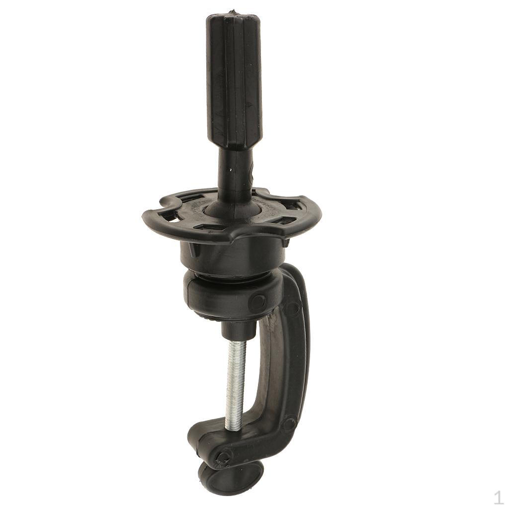 Adjustable Salon Cosmetology Manikin Holder Holding Desk Table Clamp Fasten Stand Tool