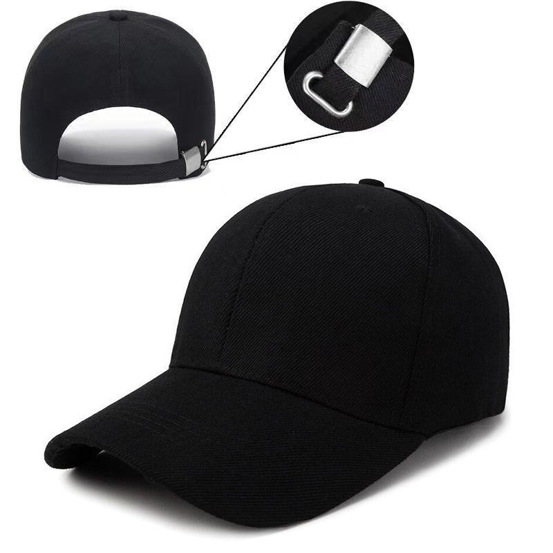 New Solid Color Unprinted Baseball Cap Men's Outdoor Fishing Korean Version Cap Women's Simple Trendy Shade Sun Protection Hat