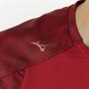 Mizuno Dry Aeroflow Cooler Training Tank Highly Breathable Salsa Size 32MAB003 Top, Shirt, Material, Sweat-Wicking, Quick-Drying, Unisex, Red, 2XL,