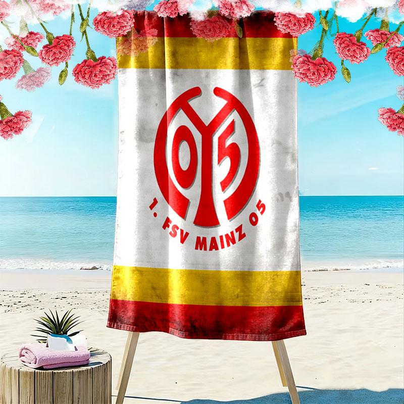 Mainz Glory Print Beach Towel, Large Soft Quick Dry Towel for Beach Camping Swimming