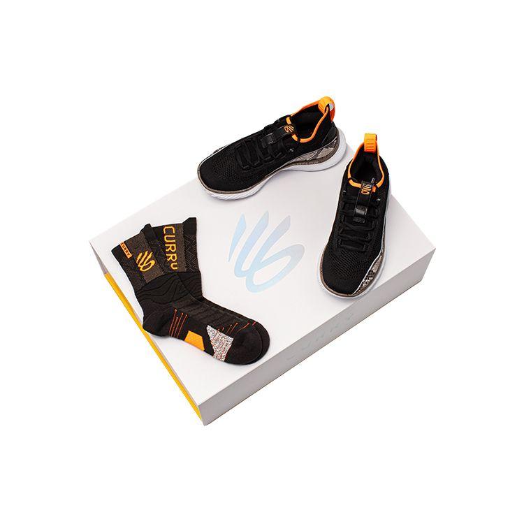 Under Armour Curry 8 Strike & Flow Basketball Shoes Men sneaker Black Brown 3024429-005(S-BOX)