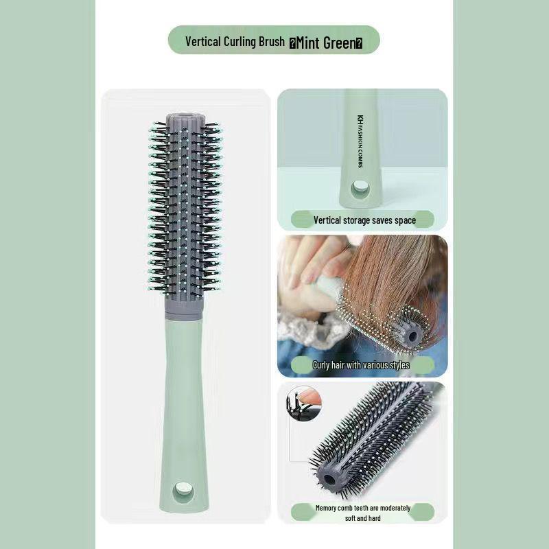 Women's Anti-Static Air Cushion Massage Comb - Large Curved Rib Design