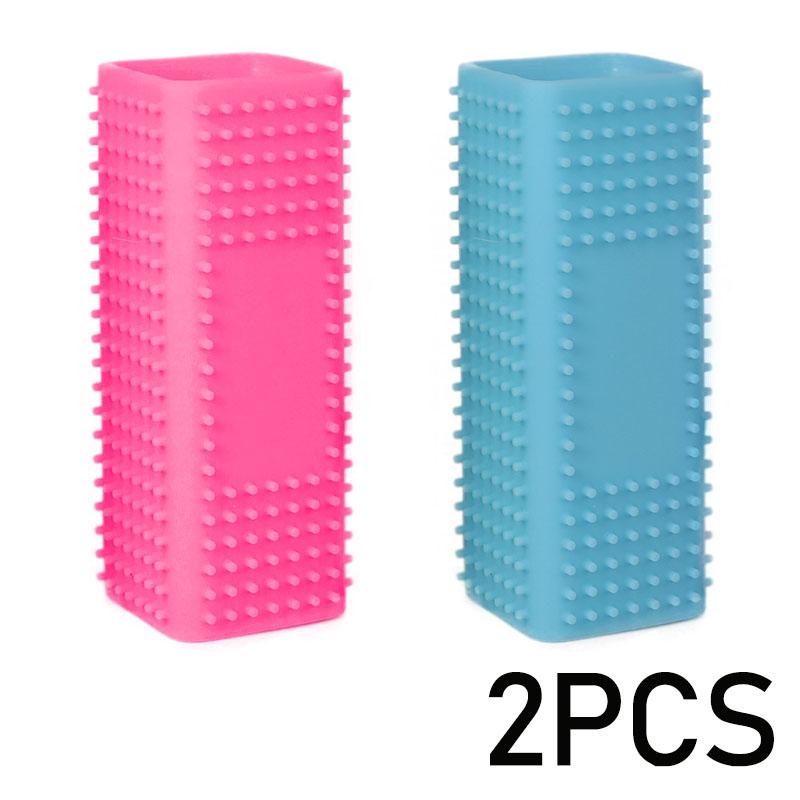 Pet Hair Removal Brush Car Animal Brush Dog Cat Hair Removal Effective Pet Hair Silicone Hollow Rubber Cleaning Brush GSZ01