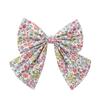 Elegant Floral Cotton Kids Bows Spring Butterfly Hair Clip Fashion Print Hair Barrette For Women Girls Sweet Hairpin Accessories