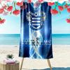 Name Custom Queens Park Rangers Print Beach Towel, Large Soft Quick Dry Towel for Beach Camping Swimming