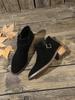 Roman Women's Retro Short Boots Women's Autumn and Winter New Medium-heeled Thick-heeled Round Toe Martn Boots