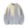 Pullovers Long Sleeves Sweaters Unisex Pure Colour Jumper Autumn Winter Tide Diamond Lattice Twisted Flower Loose Couples Bottoming Knit Sweater
