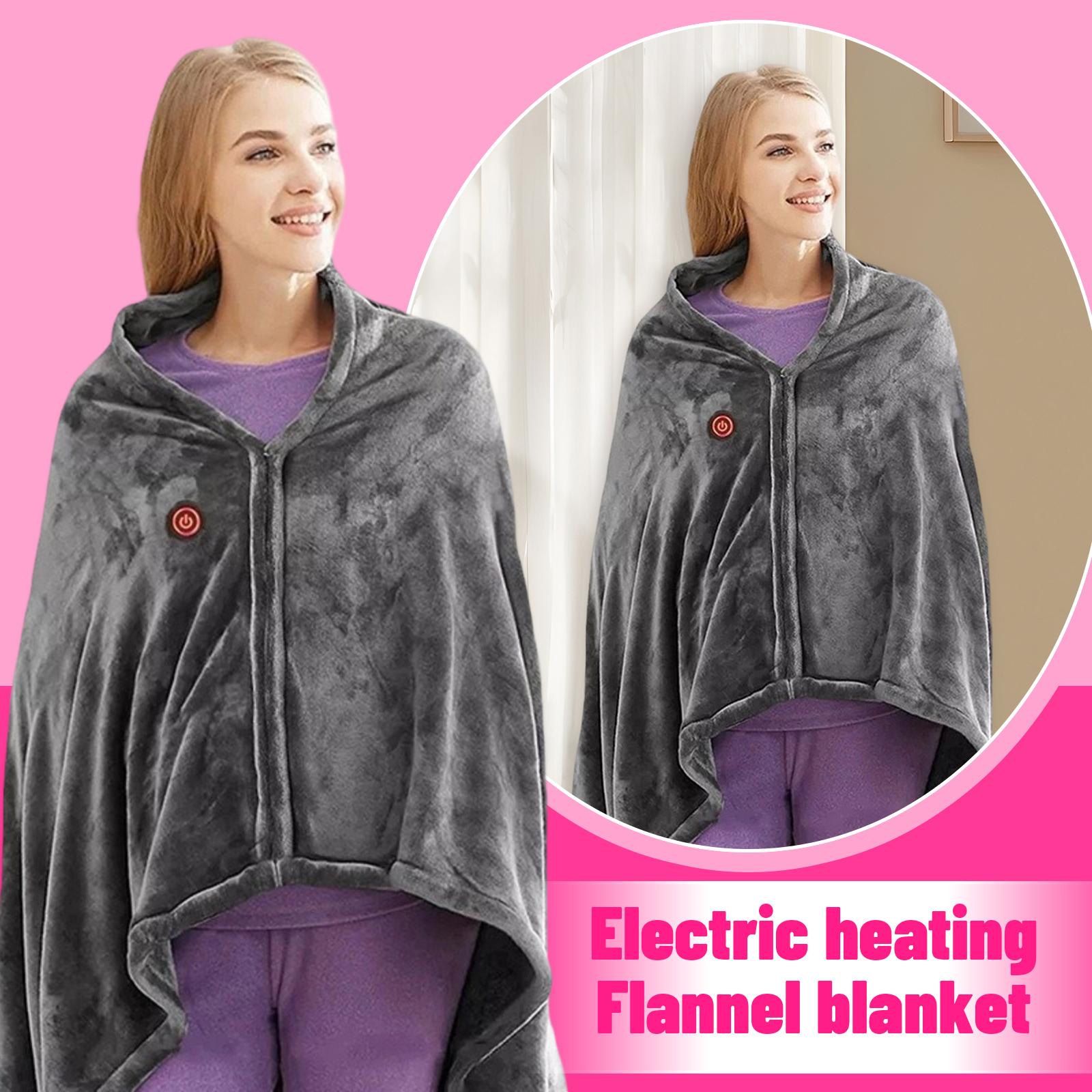 Электрическое одеяло с подогревом Фланелевая шаль с постоянной температурой Электрическое одеяло с подогревом One Size