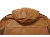 Men's European-Style PU Leather Hooded Jacket, Winter Plus Velvet, New Arrival