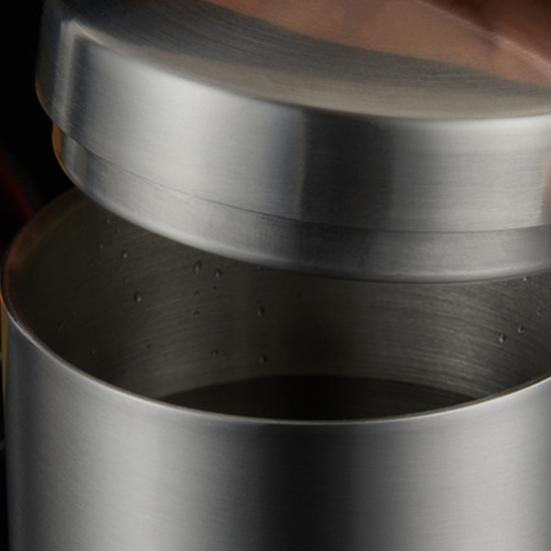 Sklenička na vodu s dvojitou stěnou, izolovaná z nerezové oceli Potřeby pro domácnost s pohodlným uchopením sklenice na mléčné nápoje