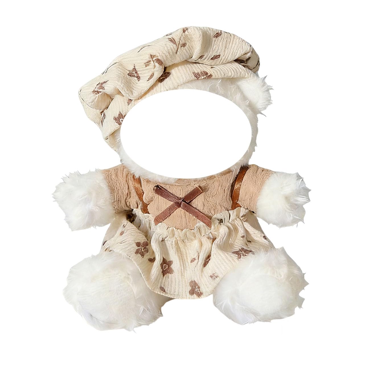 

Набор плюшевой одежды Coyoohouse для плюшевых игрушек 10-17 см (Сидя 10-13 см Стоя 15-17 см) - Милые костюмы для Медвежонка, Панды и Лавбу - Сделай сам, Стильные,