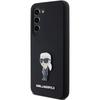 Etui Karl Lagerfeld Silicone Ikonik Metal Pin Do Galaxy S23+, Czarne