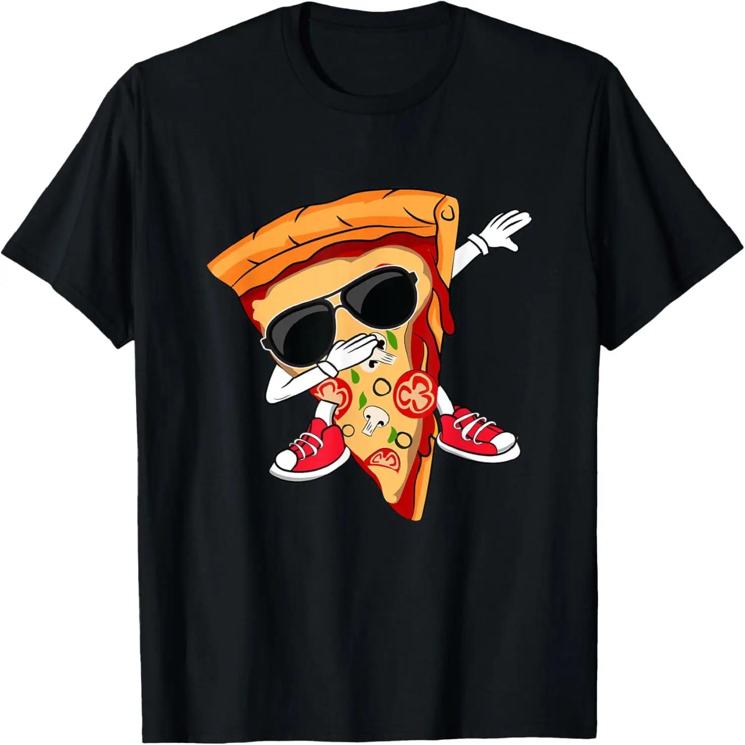 Cool Italian Food Pizza Dough Dabbing Pizza Kids T-Shirt S чёрный