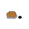 Original Cartoon Enamel Alloy Brooch Mixed Vegetable Animal Corn Mouse Broccoli Crocodile Potato Hippo Chicken Badge for Clothes Backpack