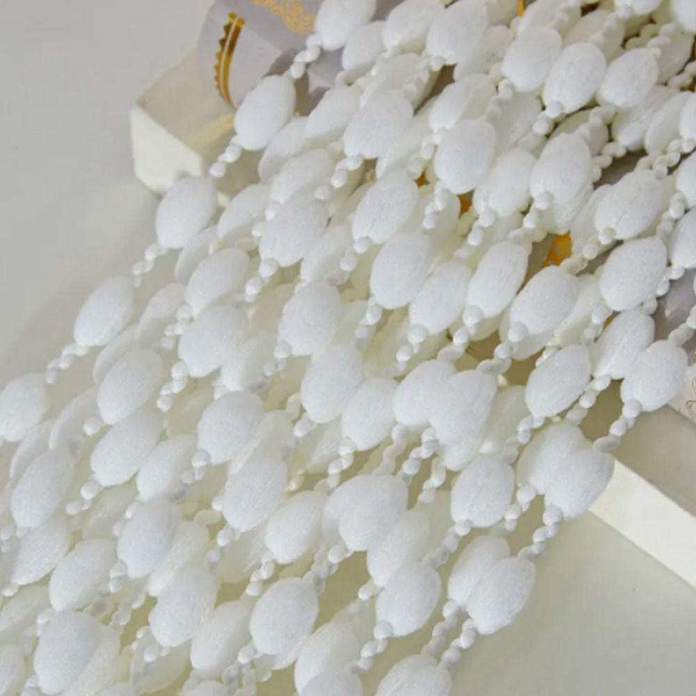 Solid Color Beaded String Curtain Door Curtain Tassel Window Curtain  Home Decor