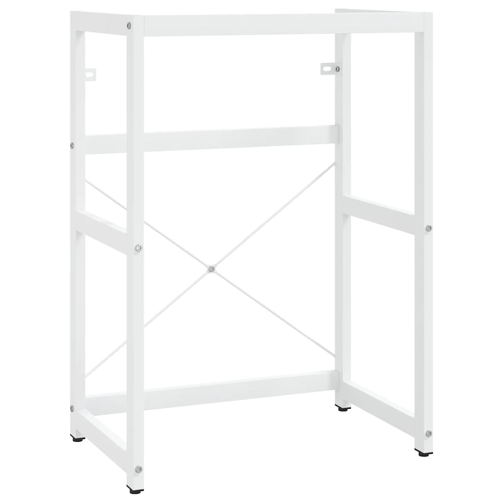 Bathroom Vanity Stand White 59 x 38 x 83 cm Iron