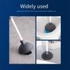 High Pressure Toilet Clog Remover Plunger With Holder Base Easy Storage Design Toilet Bowl Cleaner For Bathroom Cleaning
