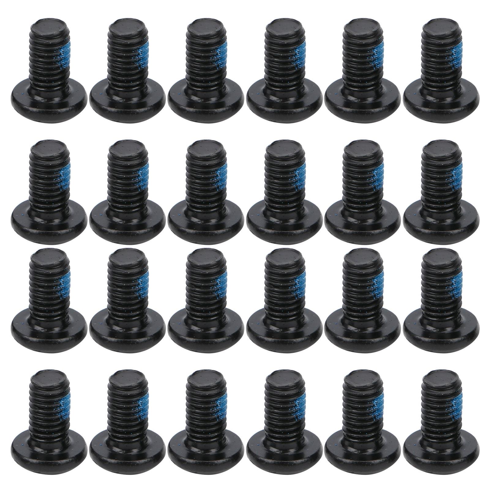 

24pcs ZTTO Bicycle Disc Brake Screws T25 Colorful Bolts M5x10mm 0.4in Steel Wear Resistance
