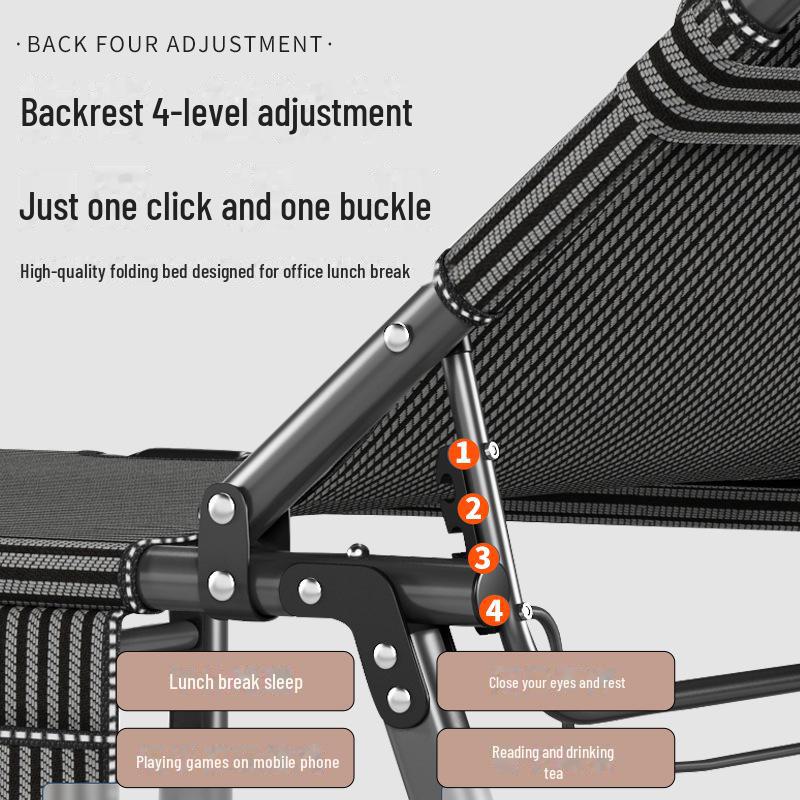 Portable Folding Recliner Bed for Office or Home Nap