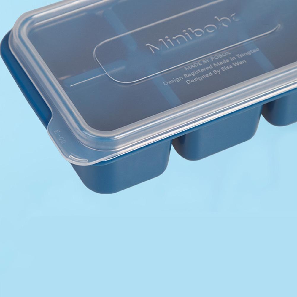 Compact Ice Cube Tray with 6 Mini Compartments Excellent for Parties and Events