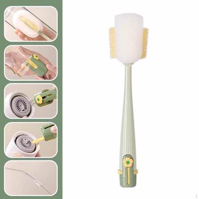 Bottle Brush, Household Cleaning Brush with Ergonomic Handle, Flexible Bristles And Hook for Seals