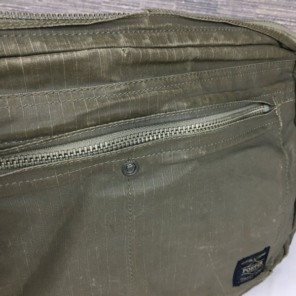 Porter Umhängetasche Olivgrün Mehrere Taschen Yoshida Kaban(GEBRAUCHT)