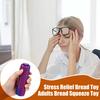 3D Printed Spiky Fidget Toy with Ball Chain, Stress Relief Gripper Sensory Toy with Spinner & Clicker, Portable Travel Massage Stick Pain Stimming