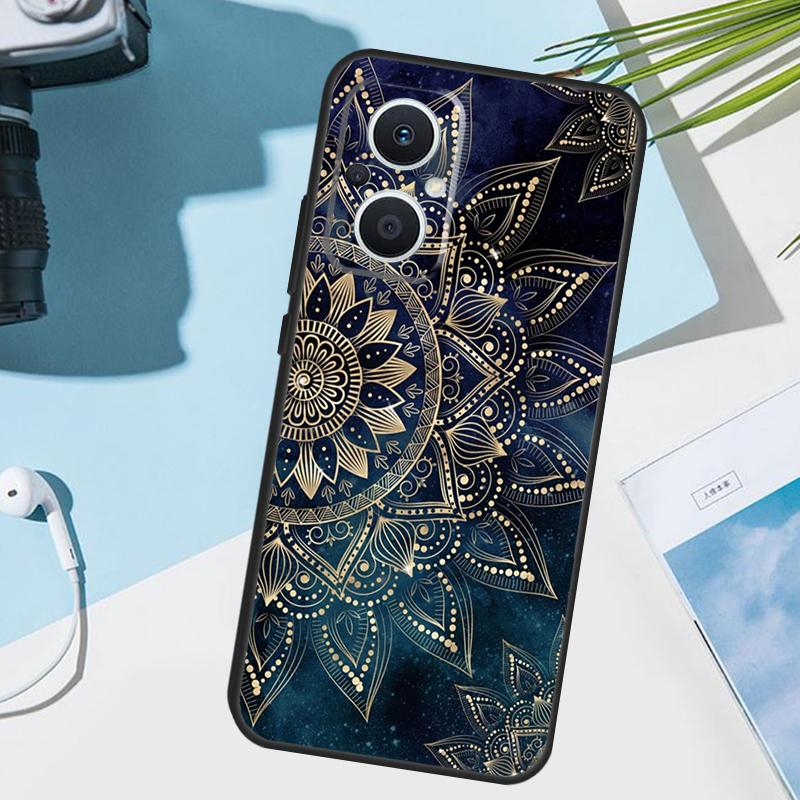 

Elegant Mandala Floral Design Cover For OPPO Reno 14F 13F 12F 11F 10 11 12 13 14 Pro 7 8 Lite OPPO Find X8 X6 X5 Pro Case OPPO Find X5