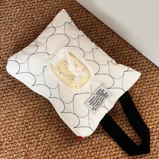 Travel Baby Wipes Dispenser Portable Quilted Wet Wipes Holder Zipper Closure Refillable Baby Wipes Case for Stroller Car Seat