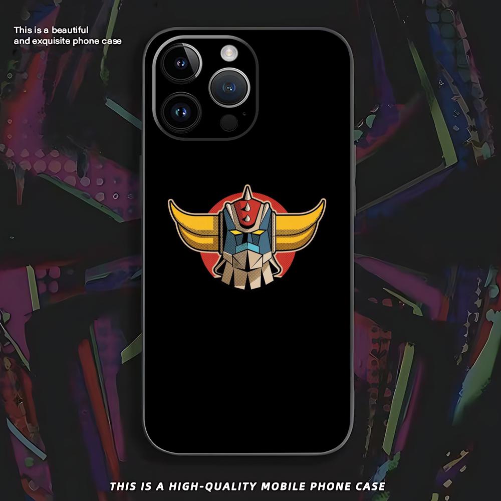 UFO Robot G-Goldoraes Phone Case For iPhone 17 Air 16 E 15 14 13 12 11 XS XR Plus Mini Pro Max Soft Black Cover