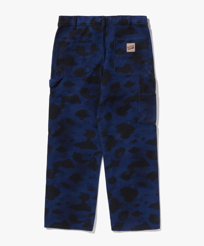 Beipeu Solid First Camo Garment Dye Relaxed Fit Work Pants (M) Navy