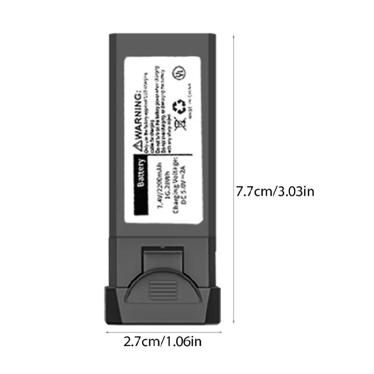 Rechargeable Battery Quadcopter Spare Parts 7.4V 2200mAh Lithium Battery for L900 Aircraft Replacement Accessory