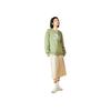 Anta Lifestyle Series Logo Pullover Round Neck Loose Sweatshirt Unisex Sweatshirt Gray-Green 952438702-8