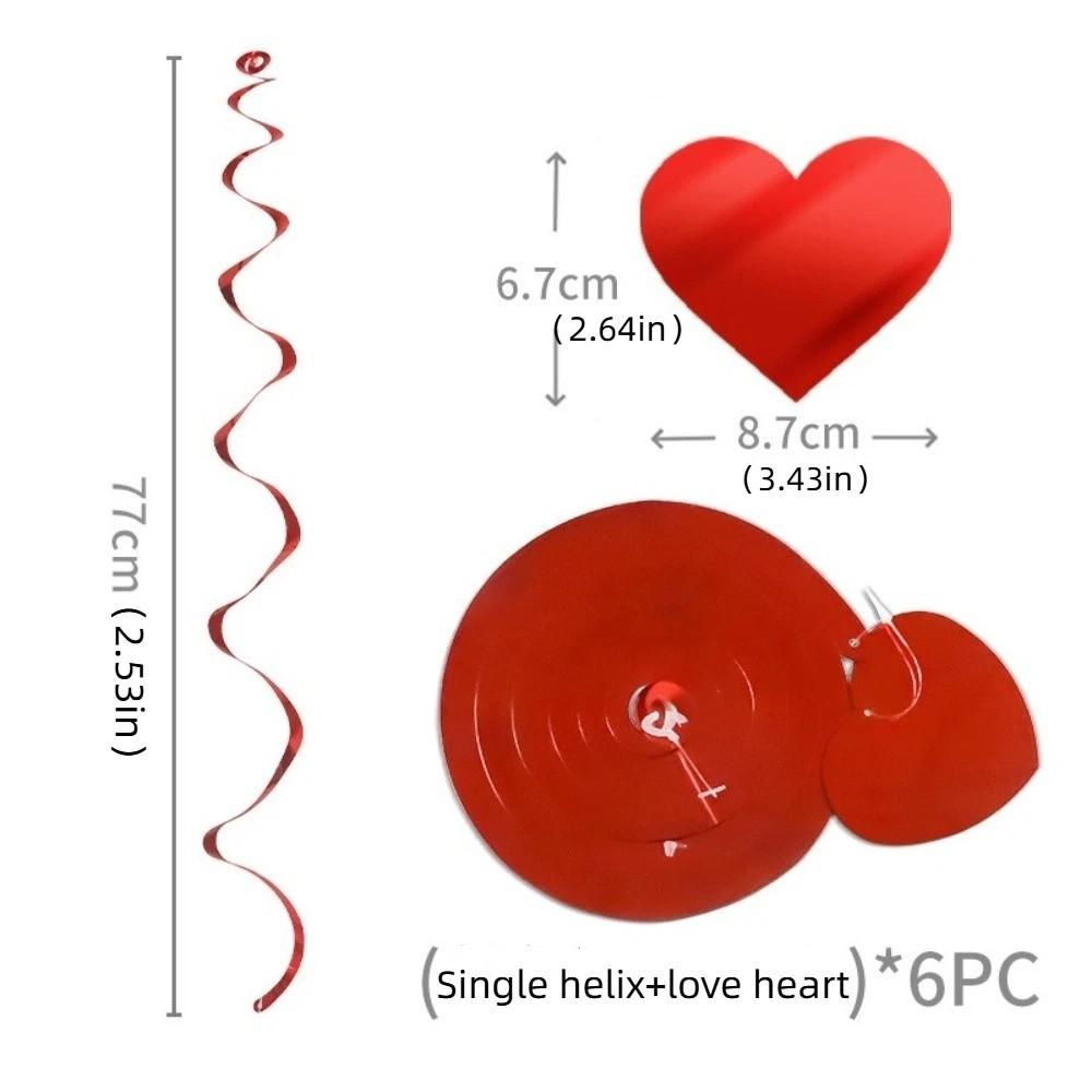 Romantic Valentine's Day Love Pulling Decorations Party Supplies Love Flower Hanging Curtain DIY Wedding