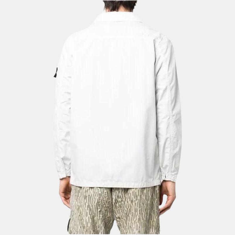 STONE ISLAND Jackets Men's White Lapel Moderate Other 7615439WN-V0103
