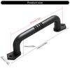 Multipurpose Sturdy Carbon Steel Exterior Door Handle Ideal for Humid Environment Simple Setups Daily Casual Use