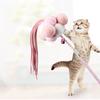 Teaser Wand Toy Stick Feather Interactive Play Funny Pet Supply