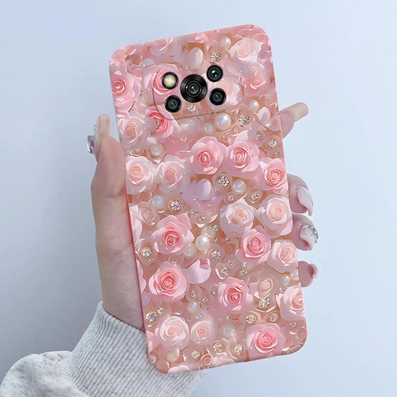For Xiaomi Poco X3 Pro Case Flower Girls Design Soft Silicone Phone Back Cover For Xiomi PocoX3 Pro X 3 3X Poco X3 NFC Shells