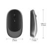 Wireless Mouse Rechargeable Mouse Dual Modes Bluetooth-compatible 2.4G USB Mice For Computer Laptop Tablet Macbook Mause