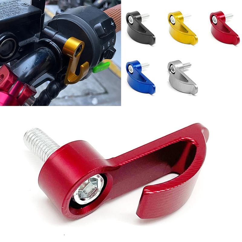 Cârlig Universal pentru Motocicletă Aliaj de Aluminiu Cârlig pentru Cască Cârlig cu Orificiu Unic Pentru Motocicletă de Teren, Trotinetă Electrică, Motocicletă