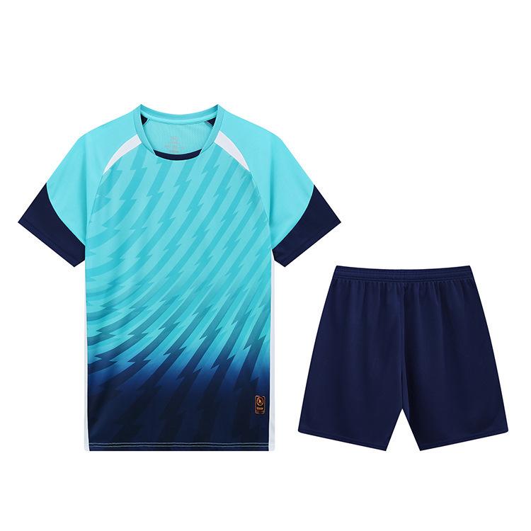 Dětský rychleschnoucí fotbalový dres s krátkým rukávem a potiskem loga pro tým a školní sporty