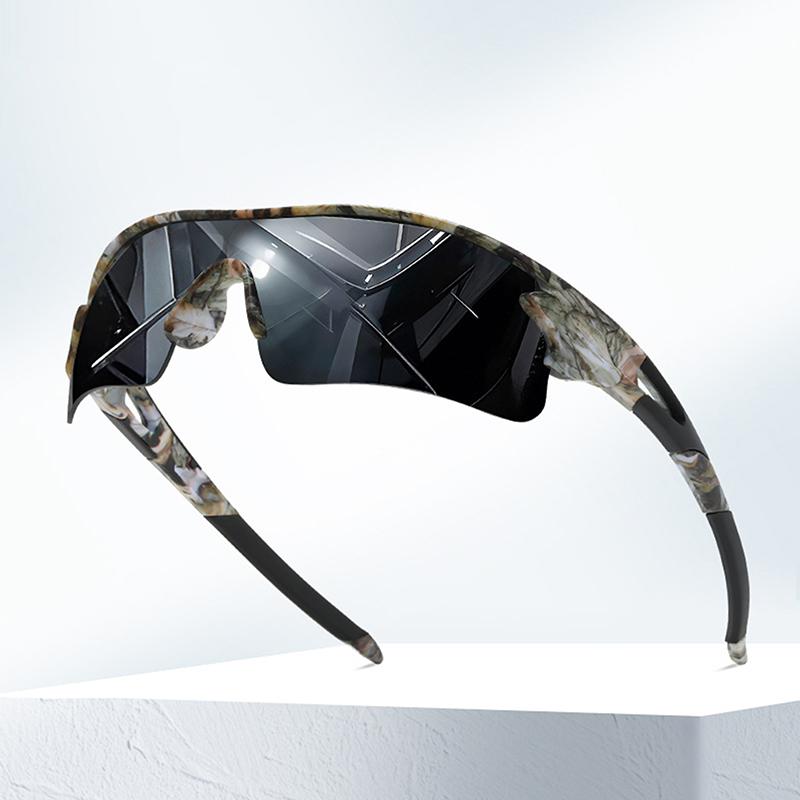 Sport Sunglasses Cycling Glasses +Box For Men Women Tr90 Frame With Hd Lens Anti-Glare For Running Driving Fishing Men
