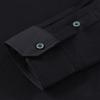 100% Horse Cotton Business and Leisure Men's Solid Color Polo Shirt Men's Long Sleeve T-shirt