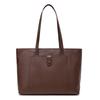 New trendy first-layer cowhide large-capacity large bag women's commuter tote bag versatile single shoulder leather women's bag