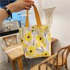 Literary New Floral Handbag Mini Canvas Bag Casual Women's Handbag