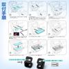 TELLIKA Jimny Center Air Conditioner Vent Storage Case for and JB74W Jimny Sliding Storage Box for Small Fits and Includes Rubber Multifunctional Car