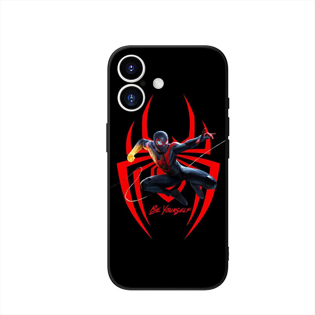 Cover for Apple iPhone 16 15 14 Plus 13 12 Mini 17 Pro Max + 16E Air 16+ ProMax Case Super hero Marvel Spider Man Spiderman